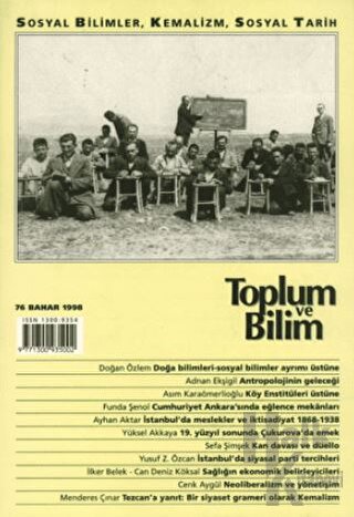 Toplum ve Bilim Sayı: 76