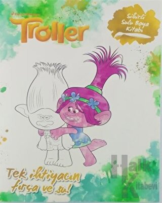 Troller - Sihirli Sulu Boya Kitabı