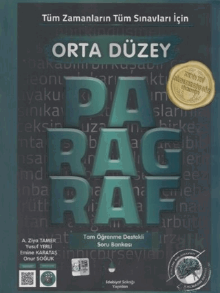 Tüm Zamanların Tüm Sınavları İçin Orta Düzey Paragraf Soru Bankası