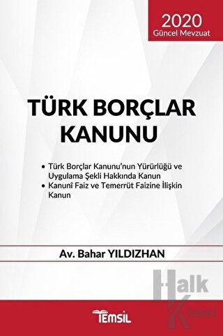 Türk Borçlar Kanunu (2020 Güncel Mevzuat)