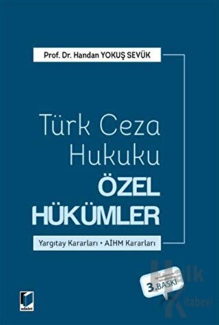 Türk Ceza Hukuku Özel Hükümler - Halkkitabevi