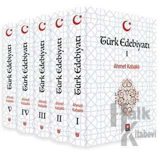 Türk Edebiyatı (5 Cilt Takım) (Ciltli) - Halkkitabevi