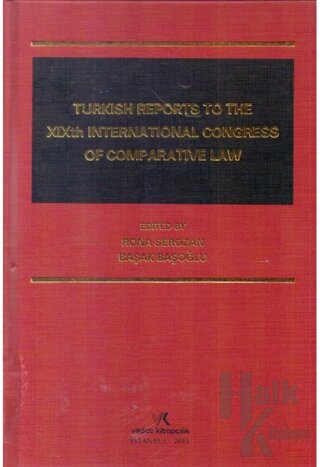 Turkısh Reports To The 19th Internatıonal Congress Of Comparatıve Law