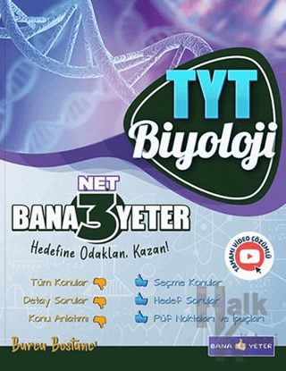 TYT Biyoloji 3 Net Bana Yeter - Halkkitabevi