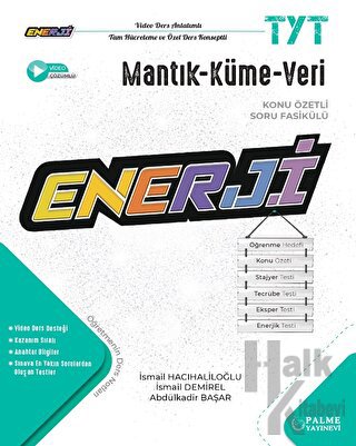 TYT Enerji Mantık - Küme - Veri  Konu Özetli Soru Fasikülü - Halkkitab