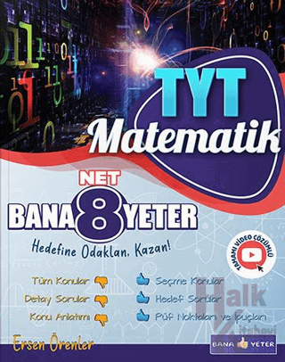 TYT Matematik 8 Net Bana Yeter - Halkkitabevi