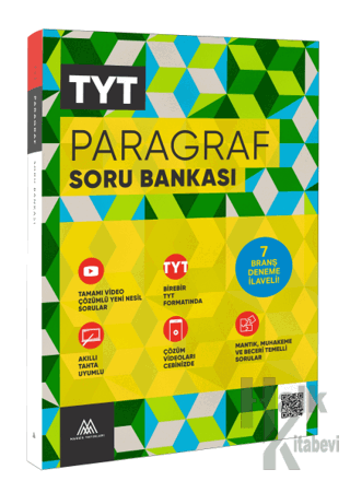 TYT Paragraf Soru Bankası 7 Branş Deneme İlaveli - Halkkitabevi