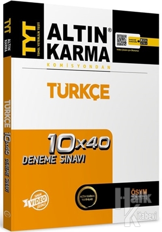 TYT Türkçe Tamamı Çözümlü 10x40 Deneme Sınavı