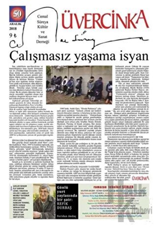 Üvercinka Dergisi Sayı: 50 Aralık 2018 - Halkkitabevi