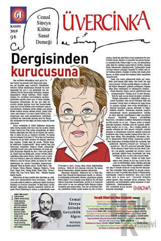 Üvercinka Dergisi Sayı: 61 Kasım 2019 - Halkkitabevi