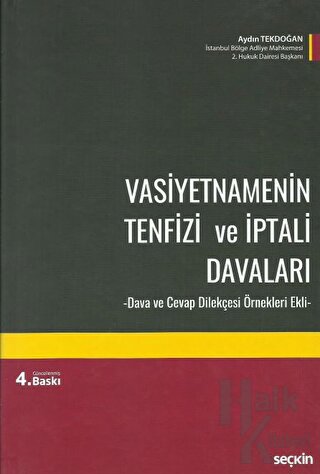 Vasiyetnamenin Tenfizi ve İptali Davaları (Ciltli) - Halkkitabevi