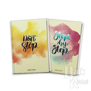 Watercolor Düz Twins (2 Defter Takım) - Halkkitabevi