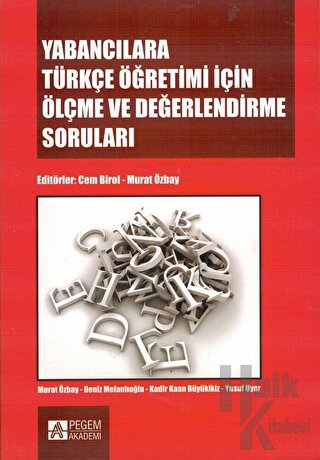Yabancılara Türkçe Öğretimi İçin Ölçme ve Değerlendirme Soruları - Hal
