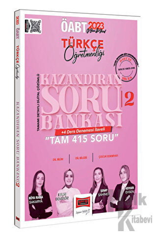 Yargı Yayınları 2023 ÖABT Türkçe Öğretmenliği Kazandıran 2 Tamamı Detaylı Dijital Çözümlü Soru Bankası +4 Ders Denemesi İlaveli