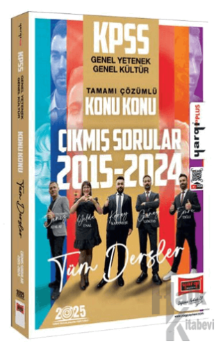 Yargı Yayınları 2025 KPSS GK-GY 2015-2024 Tamamı Çözümlü Konu Konu Çıkmış Sorular