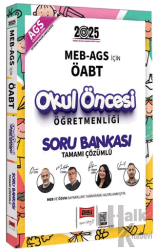 Yargı Yayınları 2025 MEB AGS İçin ÖABT Okul Öncesi Öğretmenliği Tamamı Çözümlü Soru Bankası