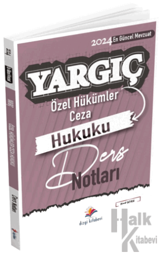 Yargıç Hakimlik ve HMGS Ceza Hukuku Özel Hükümler - Halkkitabevi