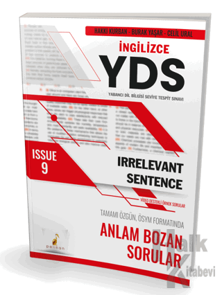 YDS İngilizce Irrelevant Sentence Issue 9 - Halkkitabevi