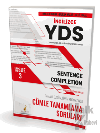 YDS İngilizce Sentence Completion Issue 3 - Halkkitabevi
