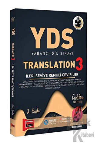 YDS Translation 3 İleri Seviye Renkli Çeviriler