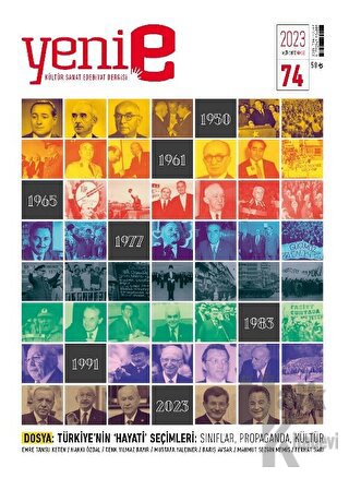 Yeni E Dergisi Aylık Kültür Sanat Dergisi Sayı: 74 2023