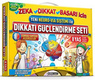 Yeni Neuro-Via Sistemi ile Dikkati Güçlendirme Seti 8 Yaş - Halkkitabe