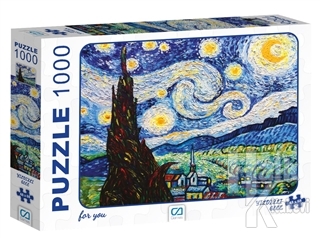 Yıldızlı Gece - 1000 Parça Puzzle - Halkkitabevi