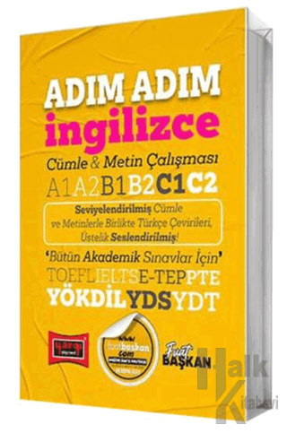 YÖKDİL YDS YDT TOEFL IELTS E-Tep Adım Adım İngilizce Cümle & Metin Çal