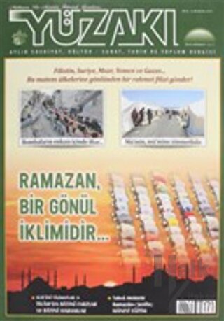 Yüzakı Aylık Edebiyat, Kültür - Sanat, Tarih ve Toplum Dergisi Sayı: 171 Mayıs 2019