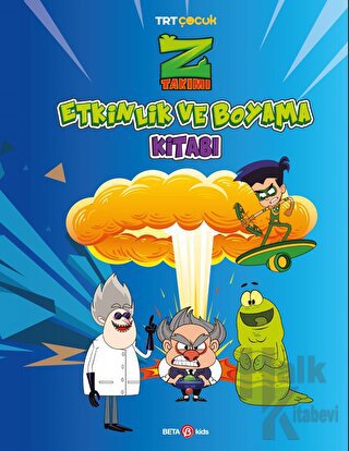 Z Takımı Etkinlik ve Boyama Kitabı 3 - Halkkitabevi