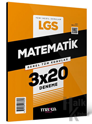 2024 LGS Genel Tüm Konular Matematik 3 Deneme - Halkkitabevi